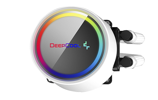 Water Cooler DeepCool Gammaxx L240 A-RGB WH, 240mm, ARGB, Intel-AMD ...