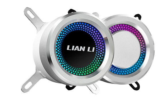 Water Cooler Lian Li, Galahad, RGB 360mm, Intel-AMD, White, GA-360A WHITE