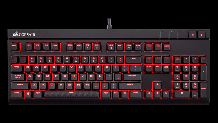 Teclado Mecânico Gamer Corsair Strafe CH-9000092-BR Cherry MX