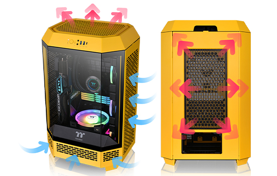 Gabinete Gamer Thermaltake H570 TG ARGB