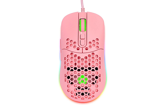 Mouse Gamer Vinik VX Gaming Void, RGB, 7600DPI, 7 Botões, Rosa, MGV120R