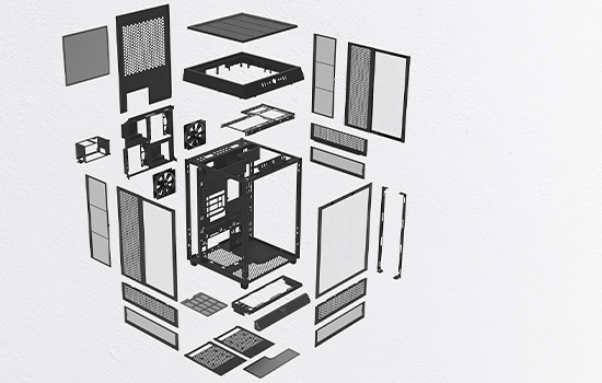 GABINETE THERMALTAKE TOWER 100 SNOW