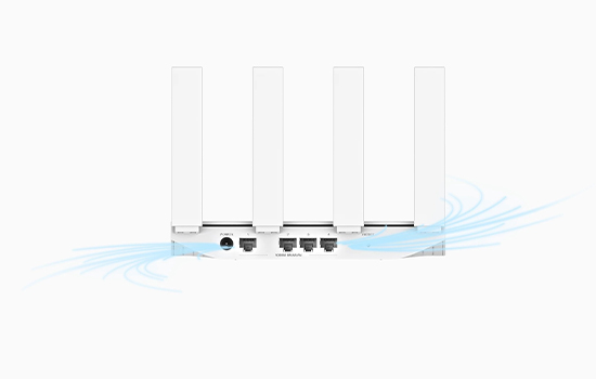 Roteador Wi-Fi Huawei AX2S, Antenas, 5GHz, Antenas, WS7000-42