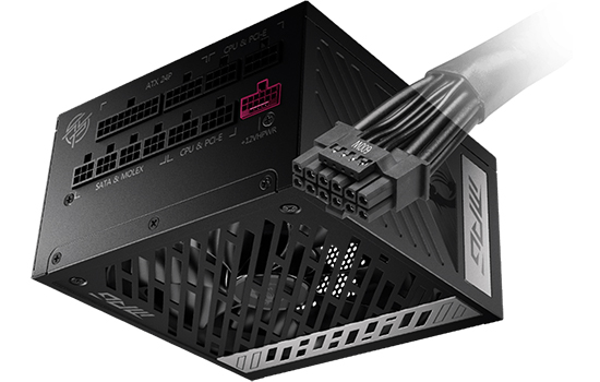 FONTE 1000W MSI MAG A1000G PCIE5, 1000W, 80 PLUS GOLD, CYBENETICS GOLD, PFC ATIVO, FULL MODULAR, PRETO, MAG A1000G PCIE5