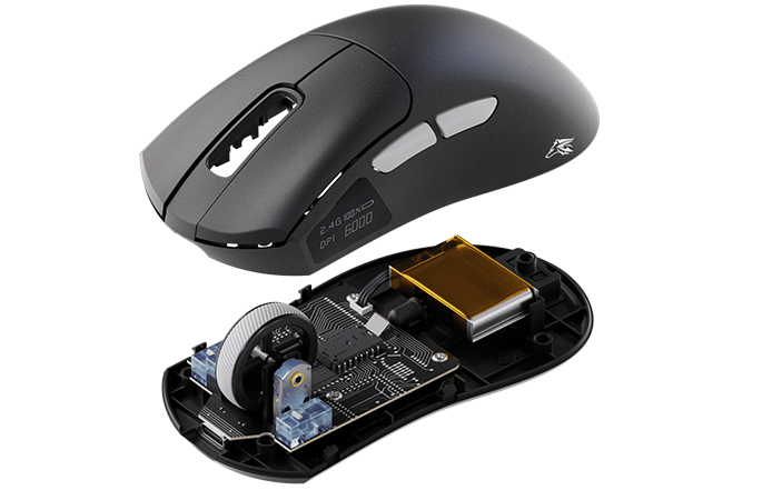 Mouse Gamer Fallen Lobo Wireless 26000 DPI Pixart | Terabyte