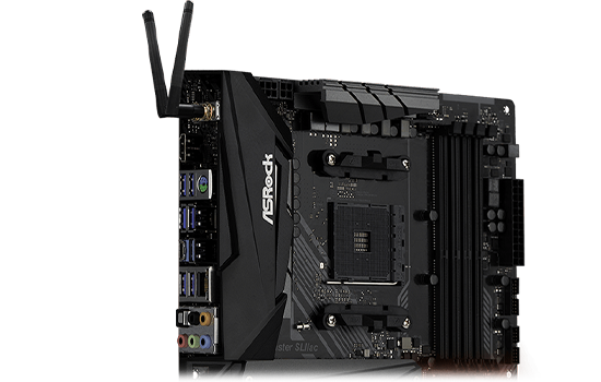Placa Mãe ASRock X470 Master SLI/AC Wifi, Chipset X470, AMD AM4