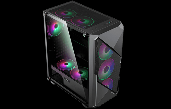 Gabinete Gamer Gamemax Revolt 3606, Mid Tower, Argb, Led