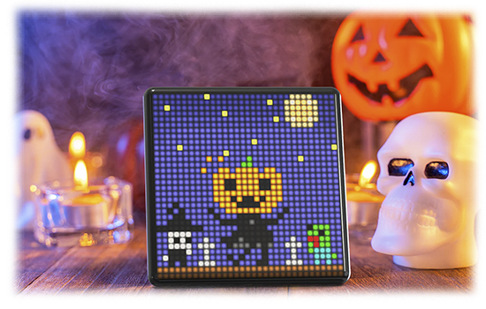 Display de Pixel Art PIXOO Max Divoom, Painel led 32x32 Bluetooth, Black