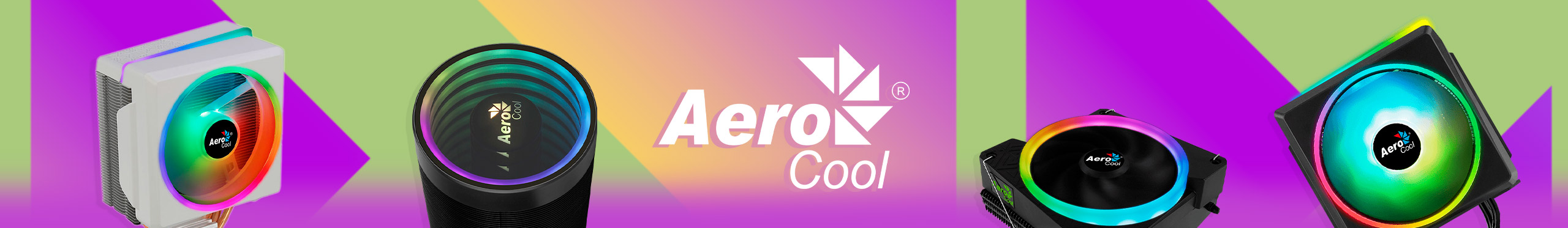 Refrigere seu PC com o estilo e a qualidade dos coolers Aerocool.