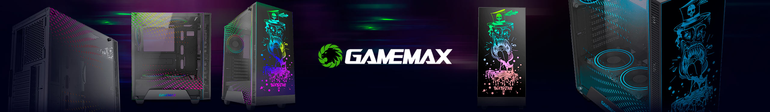 Só a Gamemax tem qualidade nos seus gabinetes, para você se tornar um Rockstar.