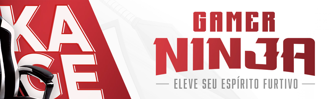 Eleve seu espírito furtivo com as Cadeiras Gamer Ninja Kage. Conheça nossos modelos!