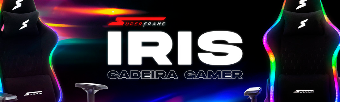 Cadeira Gamer SuperFrame Iris | Mais brilho para a gameplay. Veja mais!