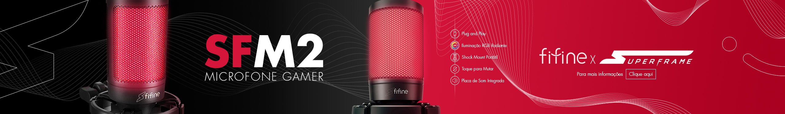 Microfone Superframe M2 | Qualidade impressionante Confira!