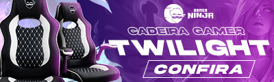 Cadeira Gamer Ninja Twilight | Sua aliada na vitória. Saiba mais!