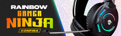 Headsets Gamer Ninja Rainbow | Uma imersão incrível. Confira!
