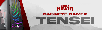 Gabinete Gamer Ninja Tensei | Seu setup no estilo. Saiba mais!