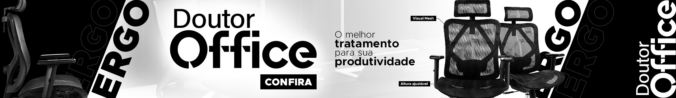 Cadeiras Dr. Office | Melhore sua produtividade. Vem ver!