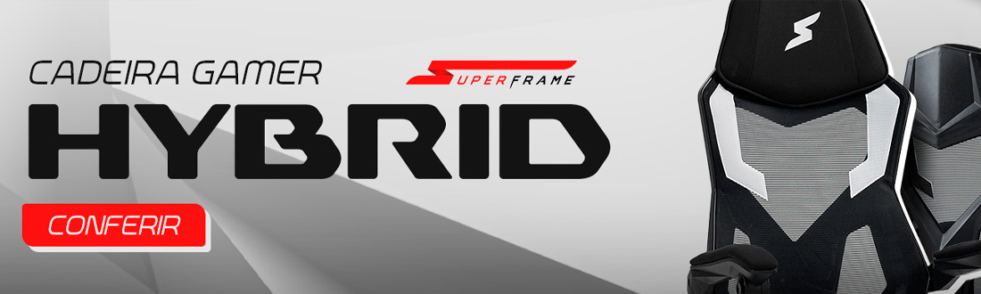 Cadeira Gamer Hybrid | Eleve Seu Jogo Com Conforto. Saiba mais!