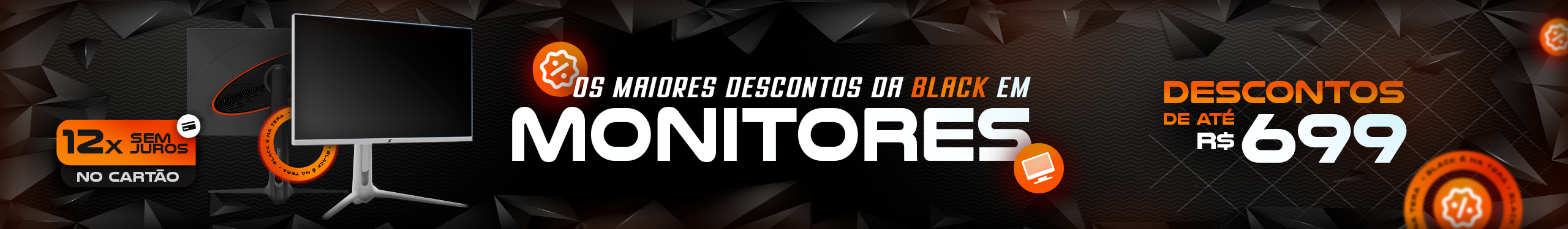 Black Friday | As melhores ofertas em Monitores Gamer. Clica!