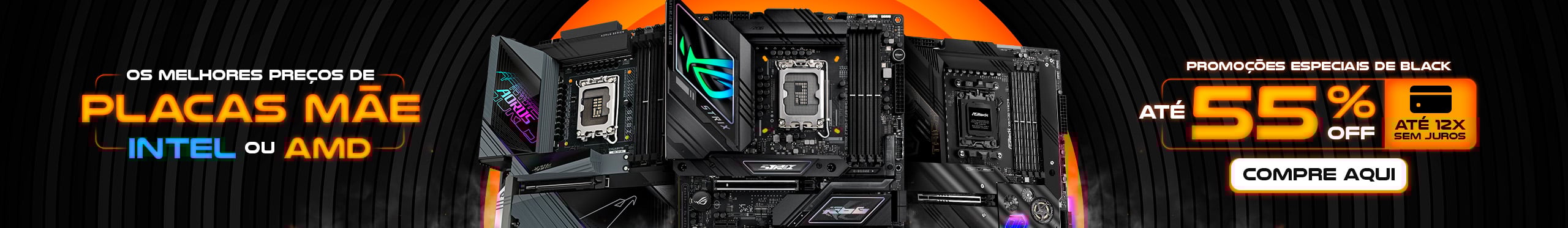 Black Friday | As melhores ofertas em Placas Mãe. Clica!