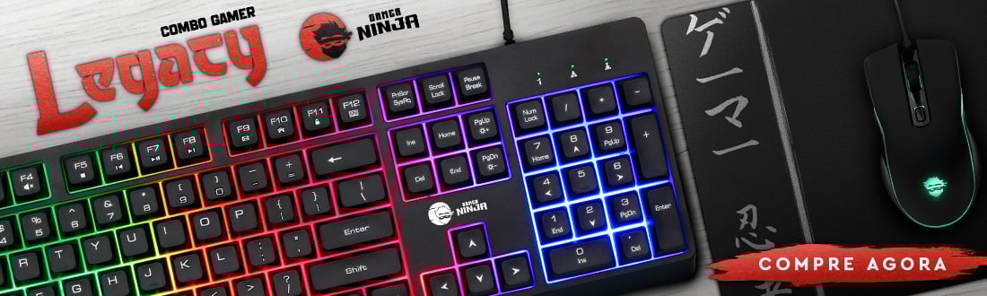 Combo Gamer Ninja Legacy | Imersão total no game. Confira!