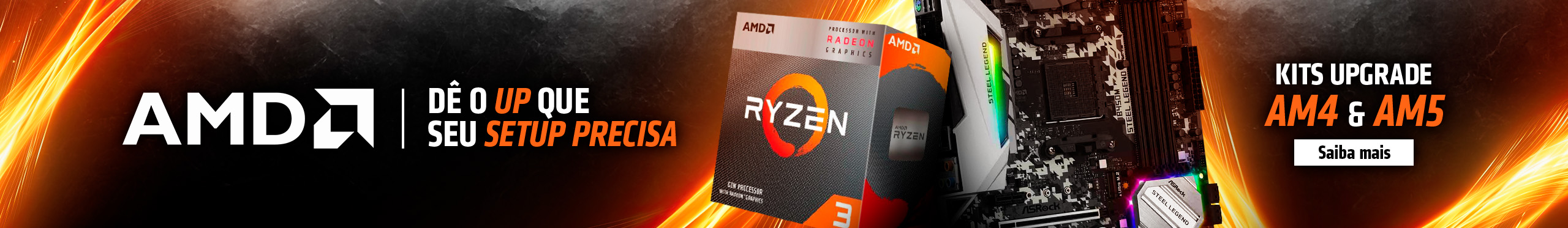 Turbine seu PC com um Kit Upgrade AMD. Seu PC vai agradecer pelo UP.