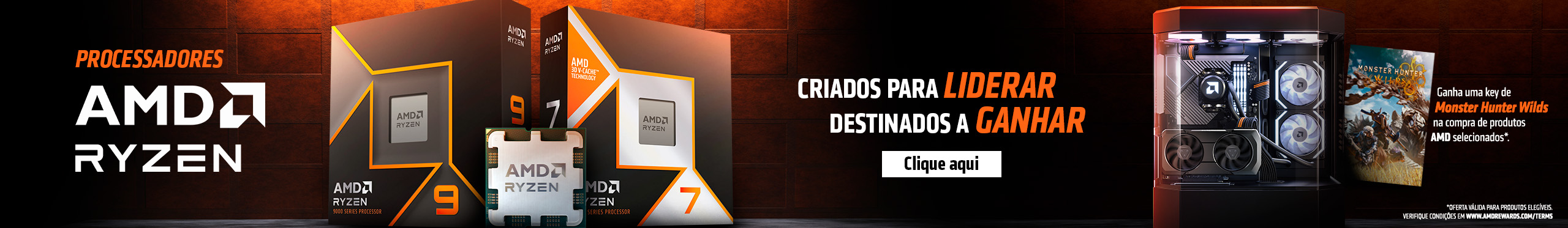 Processadores AMD RYZEN. Vem conferir!