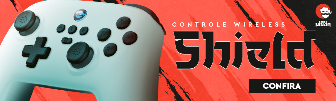 Controle Gamer Ninja Shield | Maior precisão no Game. Conheça já!