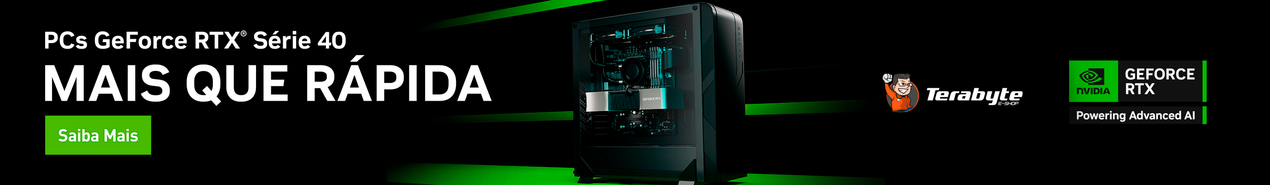 PCs Gamer | Nvidia Geforce RTX Série 40 - Mais Que Rápida!