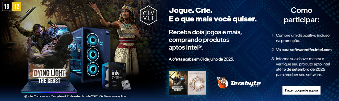 INTEL | RECEBA DOIS JOGOS COMPRANDO INTEL. SAIBA MAIS!