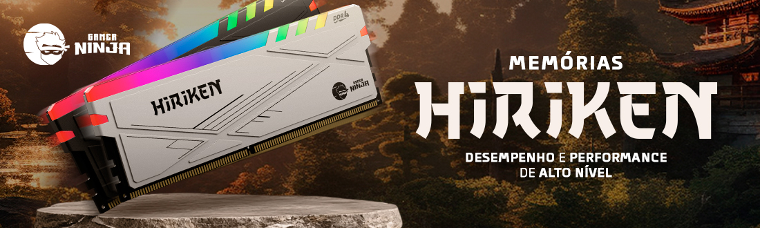 Memórias Gamer Ninja | Tenha o máximo desempenho. Saiba mais!