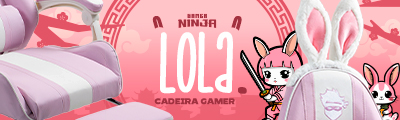 Cadeira Gamer Ninja Lola | Eleve Seu Jogo Com Conforto. Saiba mais!