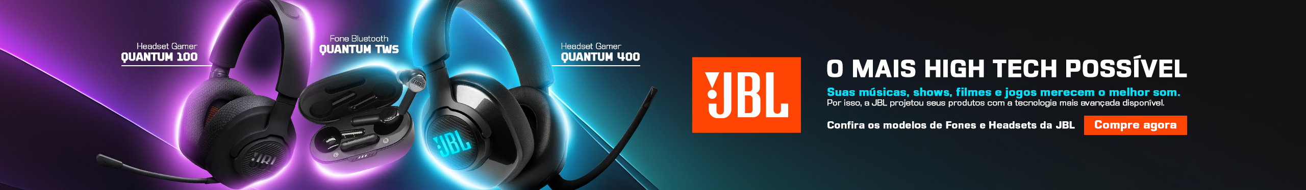 JBL | A experiência de som mais imersiva. Saiba mais!