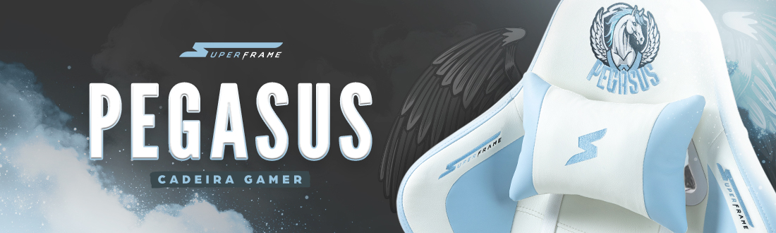 Cadeira Gamer Pegasus | Dê um UP no conforto. Saiba mais!