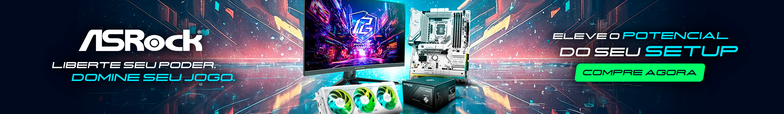 ASROCK - Eleve o potencial do seu setup. Clica!