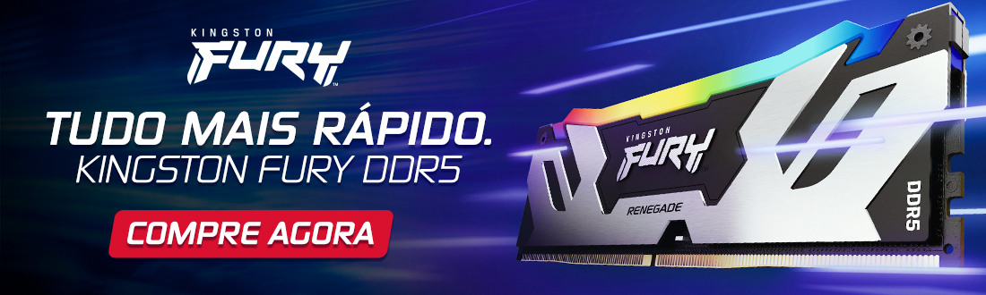 Kingston | Seu PC em outro nível com DDR5. Saiba mais!
