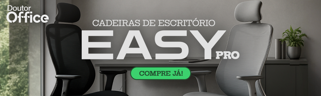 Cadeira De Escritório Dr. Office Easy Pro | Tenha mais conforto. Saiba mais!