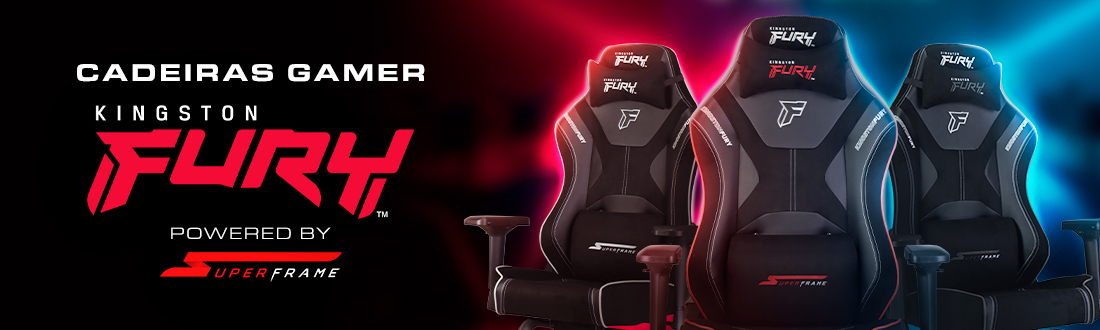 Cadeira Gamer Superframe X Kingston| Mais conforto durante o game. Saiba mais!
