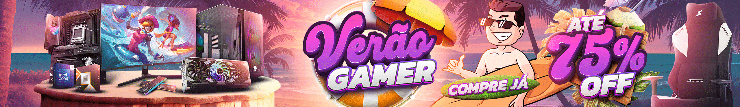 Verão Gamer é na Terabyte! | Aproveite até 50% OFF!