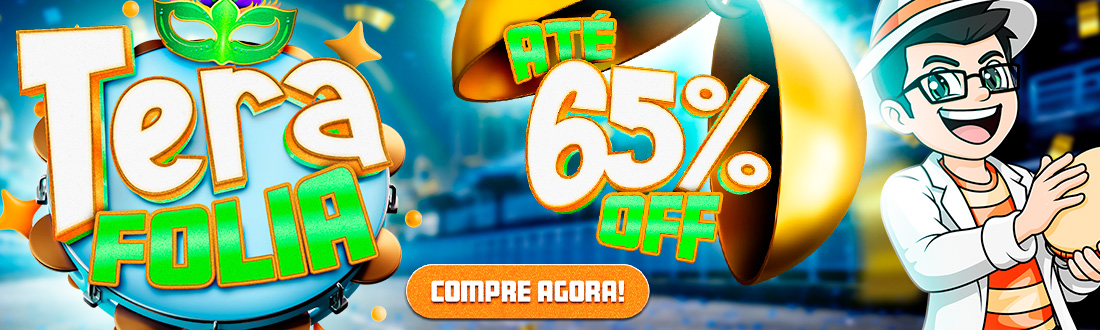Carnaval da Tera - Uma folia de ofertas com até 65% de desconto. Clica!