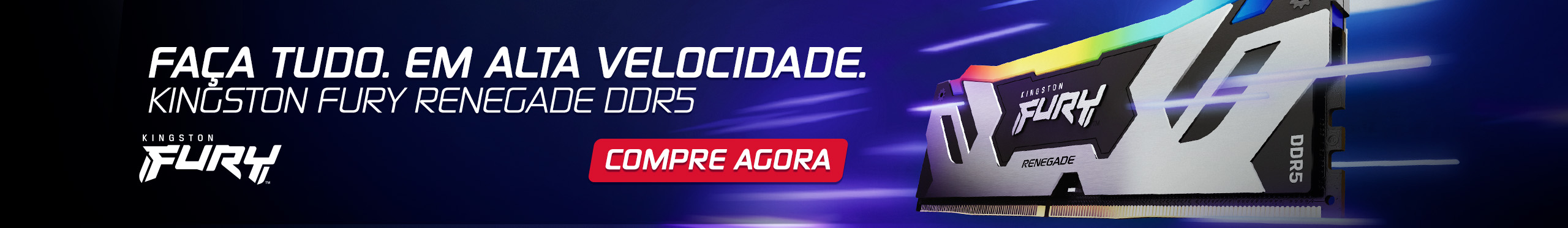 Kingston | Seu PC em outro nível. Saiba mais!