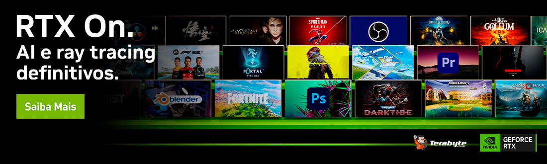 RTX ON - Ai e Ray Tracing definitivos. Vem ver!