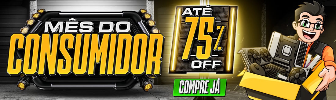 Mês do Consumidor - Ofertas absurdas com até 75% de desconto. Clica!