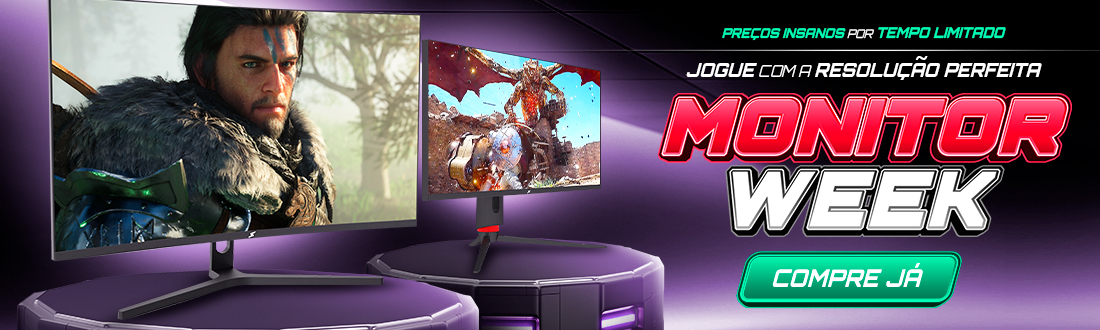 Monitor Week | Maior qualidade de imagem pelo menor preço. Clica!