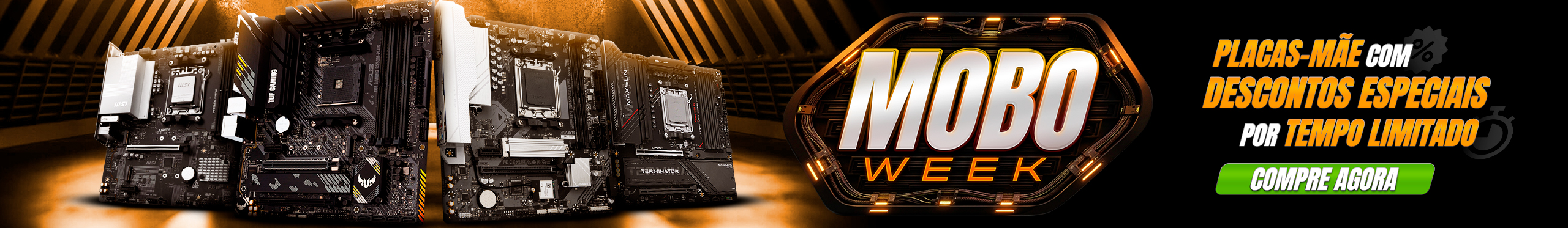 Mobo Week - Diversas placas mãe para um maior desempenho. Clique aqui!
