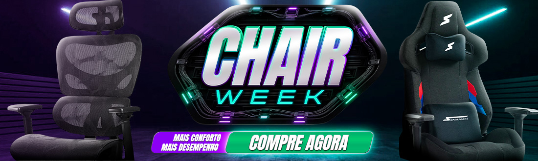 Chair Week | Ofertas absurdas em Cadeiras Gamer. Saiba mais!