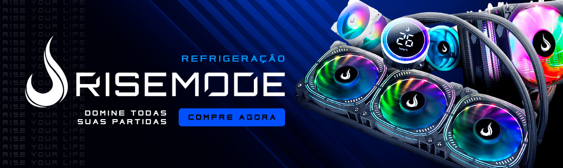 Fans, Air e Water Coolers RISEMODE | Resfriamento Absurdo. Clica!