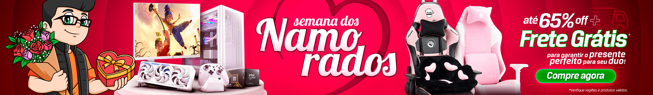 Semana dos namorados | Ofertas que dão um verdadeiro match. Confira!