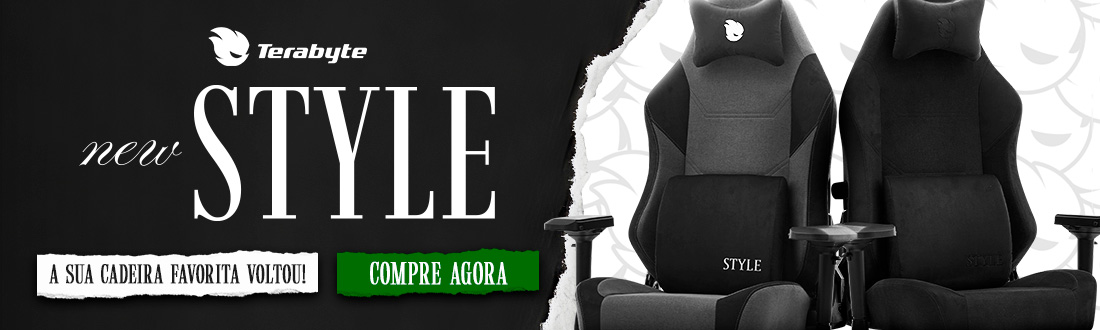 Cadeira Gamer New Style | Mais estilo para sua gameplay. Veja mais!