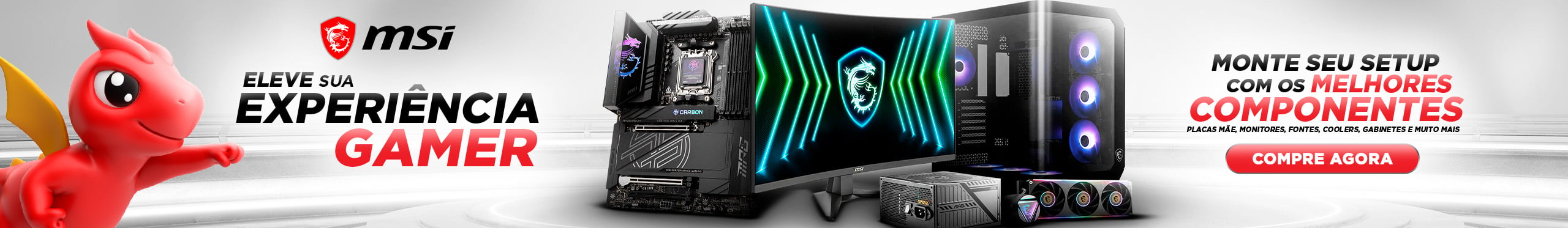 MSI - Encontre o PC Gamer perfeito para seu estilo. Clica!